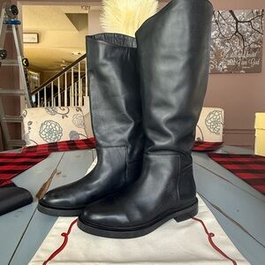 Steve Madden Black Knee Boots